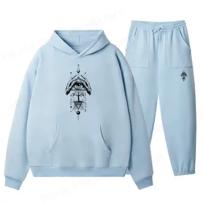The Sacred Geometry Fleece Hoodie Set