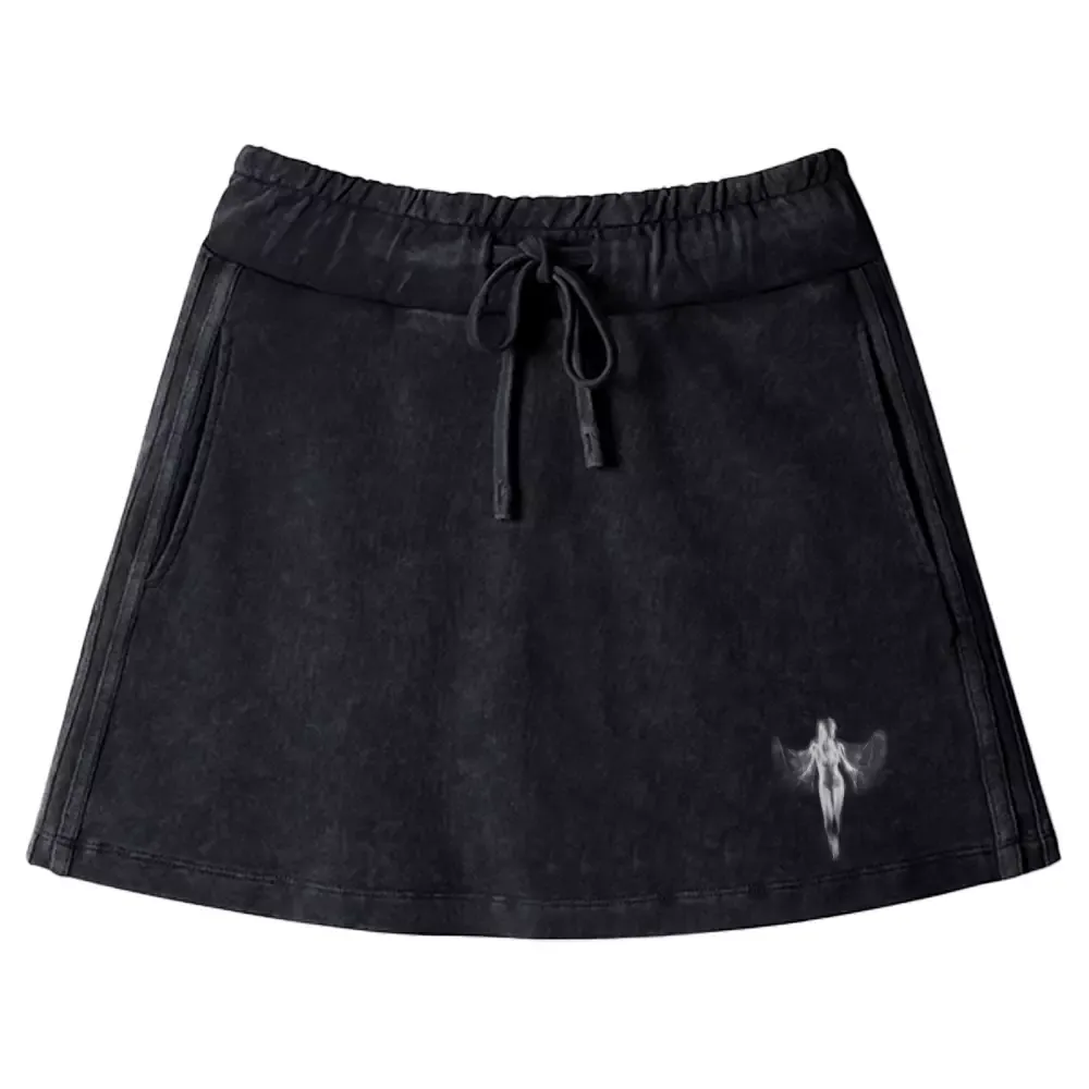 Designed Shadow Series : Woman Ⅸ Washed A-line Mini Skirt