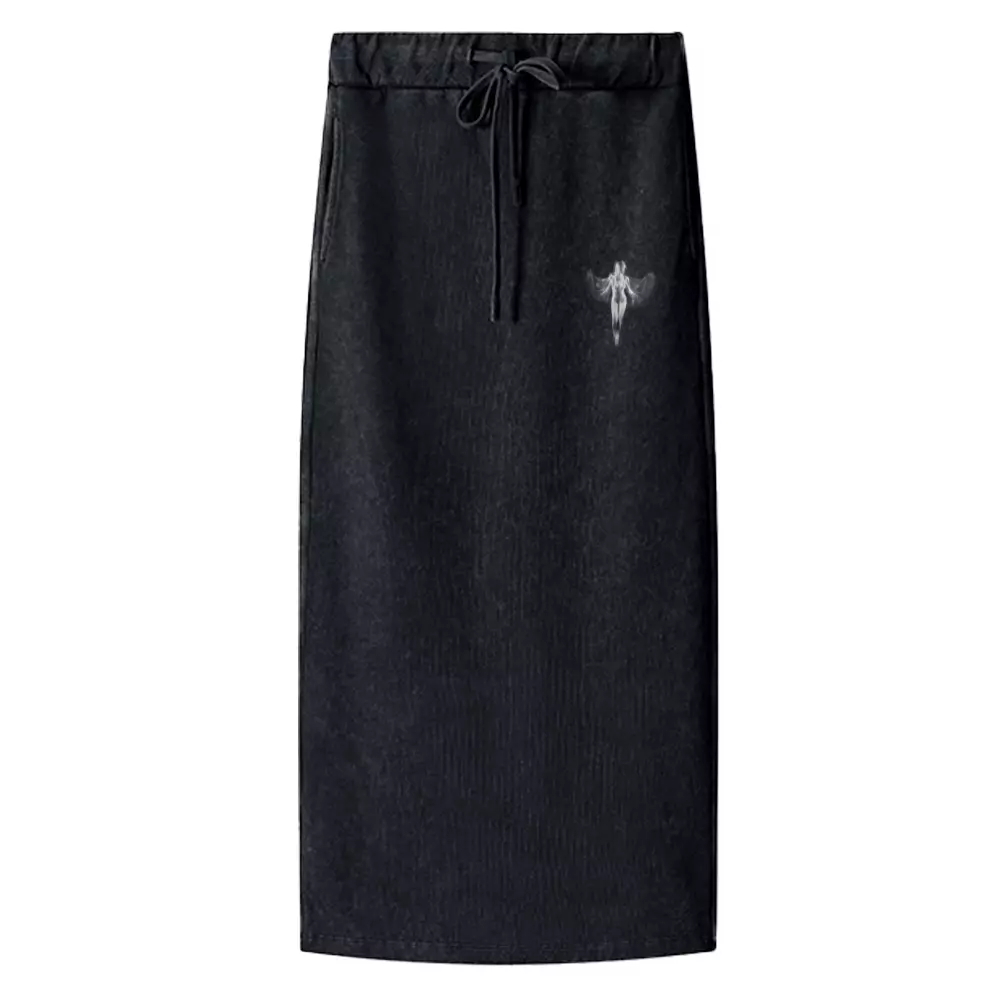 Shadow Series : Woman Ⅸ Washed A-Line Maxi Skirt