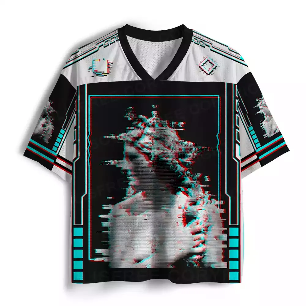 Cyber Glitch Statue Mesh Jersey