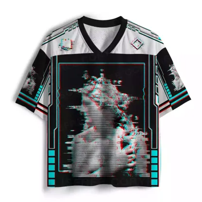 Cyber Glitch Statue Mesh Jersey