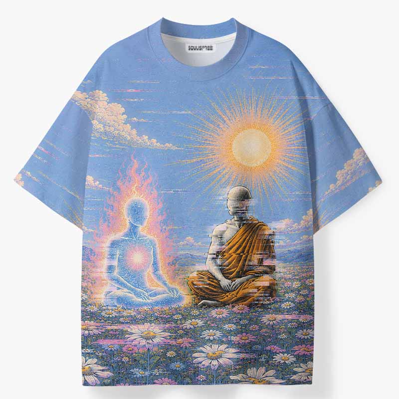 Soulisfree THE UNIVERSE WITHIN ECO‑PERF Graphic Tee