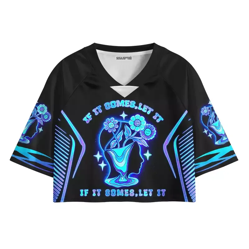 Designed Soulisfree If It Comes, let It Cropped Jersey
