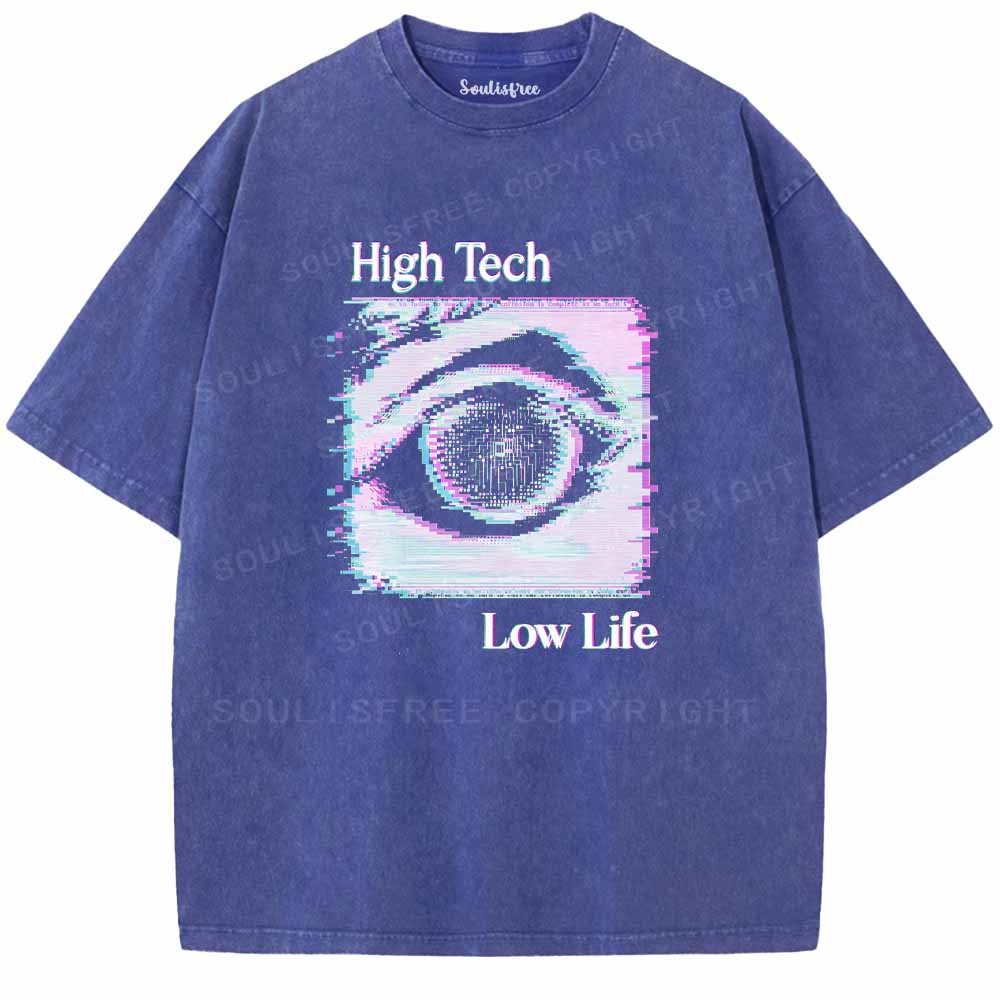 Soulisfree High Tech Low Life Washed Tee
