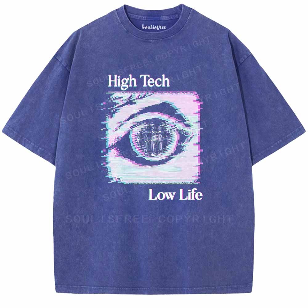 Soulisfree High Tech Low Life Washed Tee