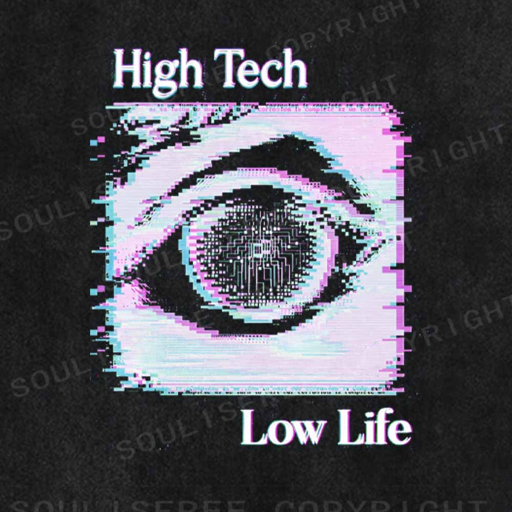 Soulisfree High Tech Low Life Washed Tee