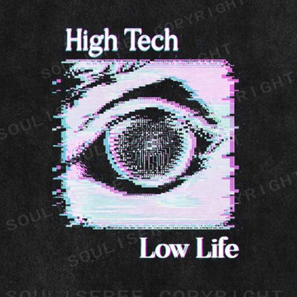 Soulisfree High Tech Low Life Washed Tee