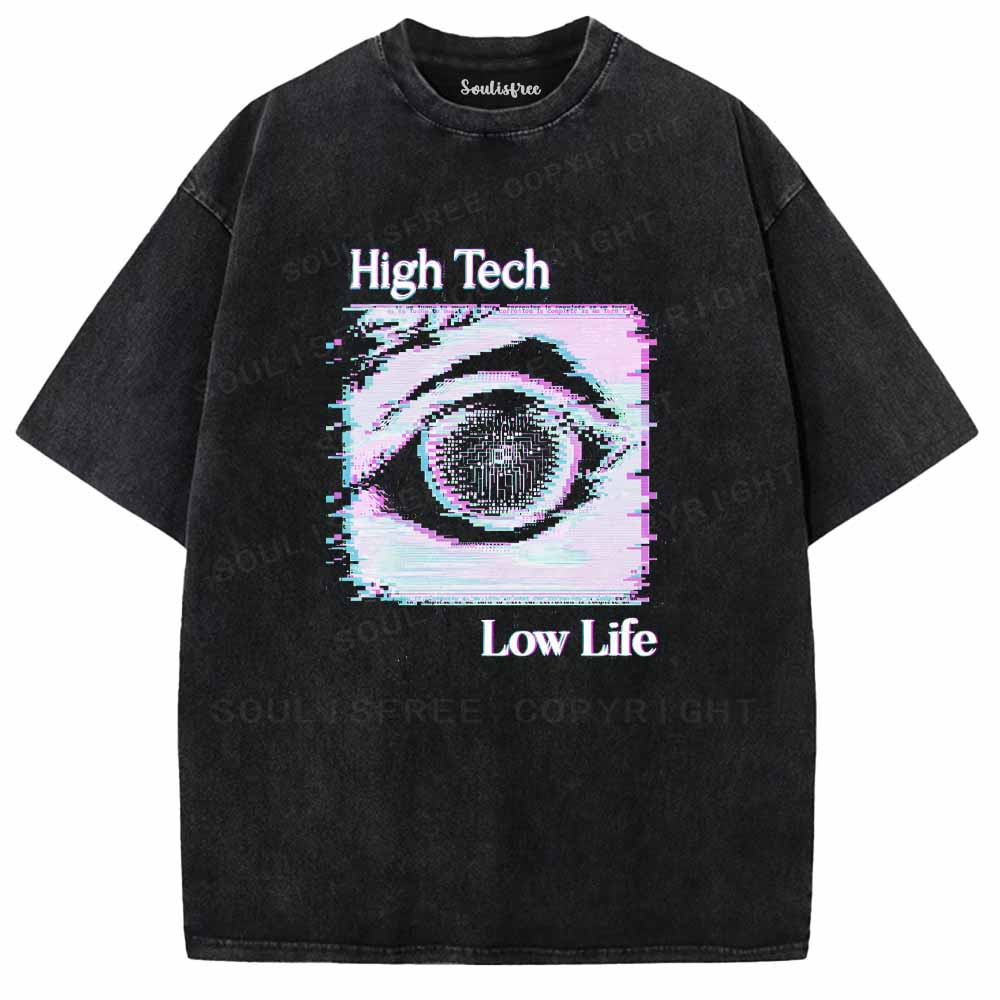 Soulisfree High Tech Low Life Washed Tee