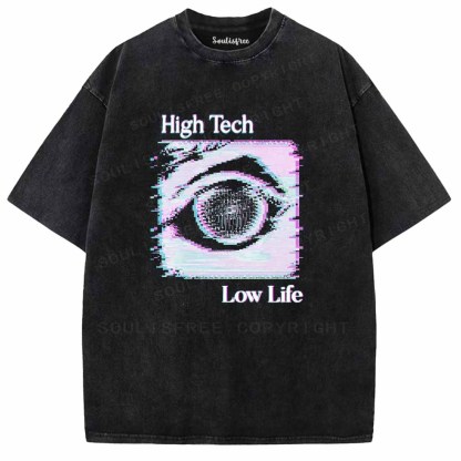 Soulisfree High Tech Low Life Washed Tee