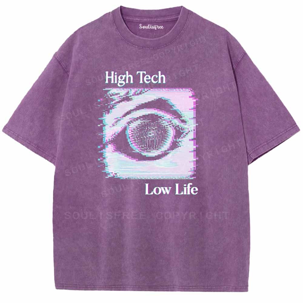 Soulisfree High Tech Low Life Washed Tee