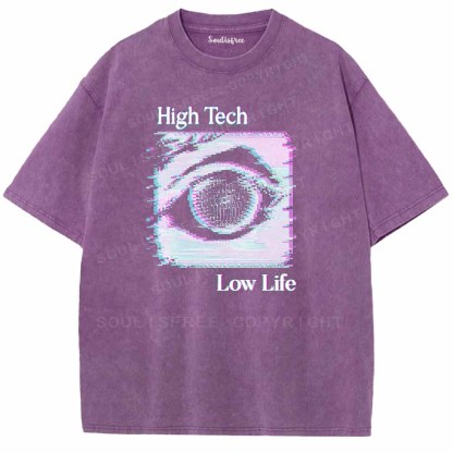 Soulisfree High Tech Low Life Washed Tee