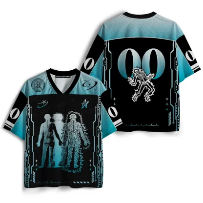 Soulisfree Cyber Soul Drop Mesh Jersey