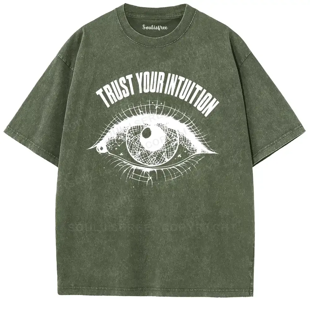 Trust Intuition Washed T-shirt