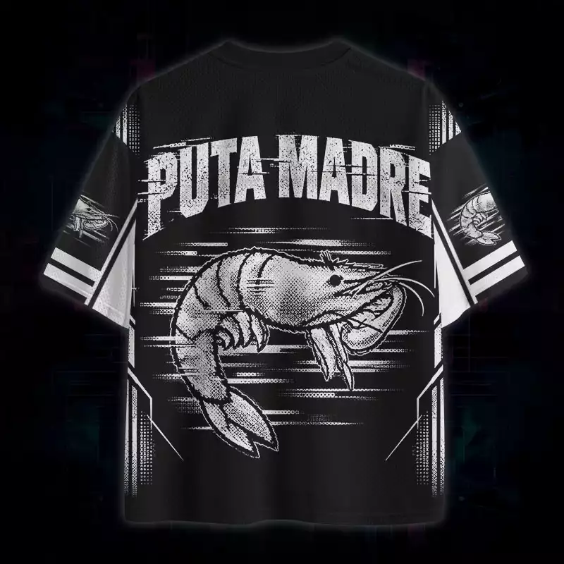 Soulisfree Puta Madre Glitch Shrimp Mesh Jersey