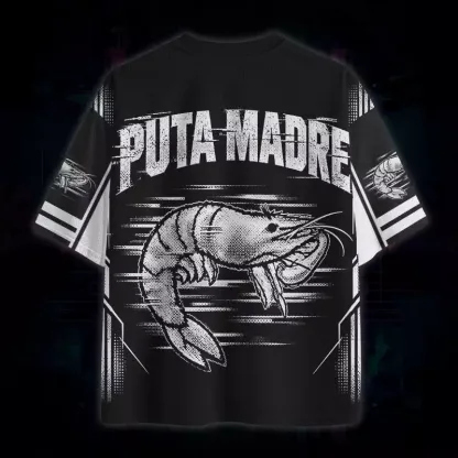 Soulisfree Puta Madre Glitch Shrimp Mesh Jersey