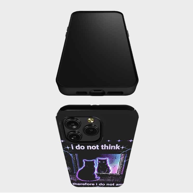 Soulisfree i do not think, therefore i do not am Matte Phone Case