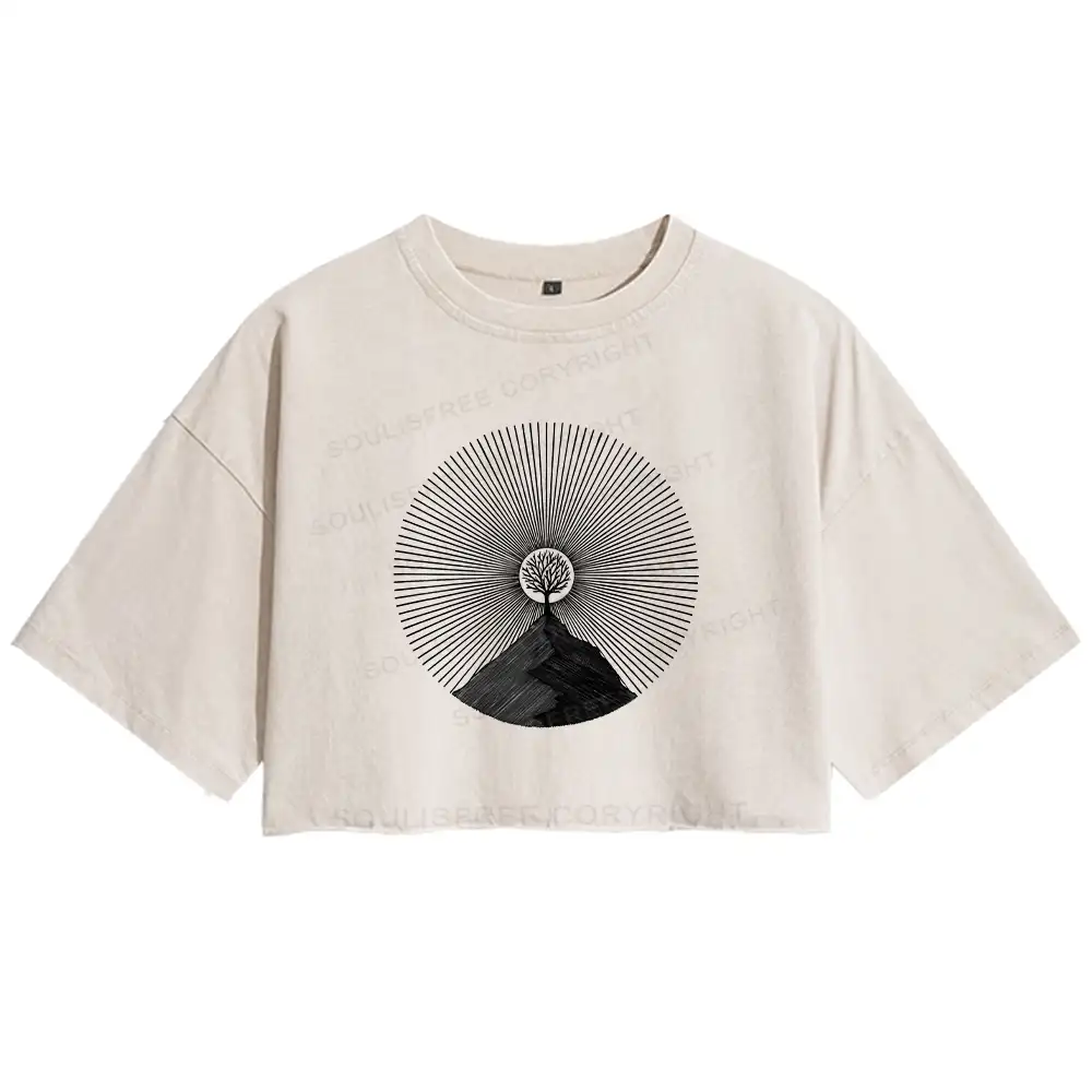 Your Mountain Washed Crop T-shirt