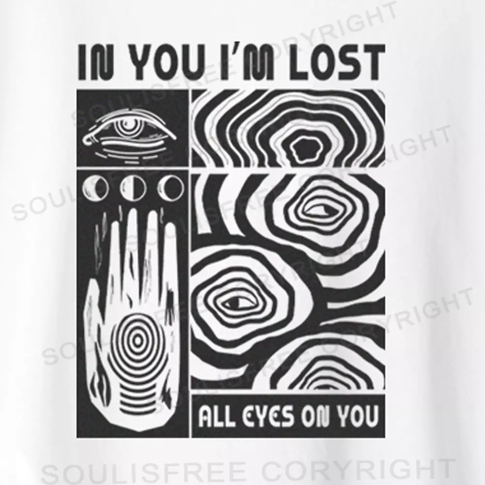 IN YOU I'M LOST Asymmetrical Top With Side Drawstring