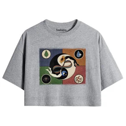 Day Or Night Crop Top