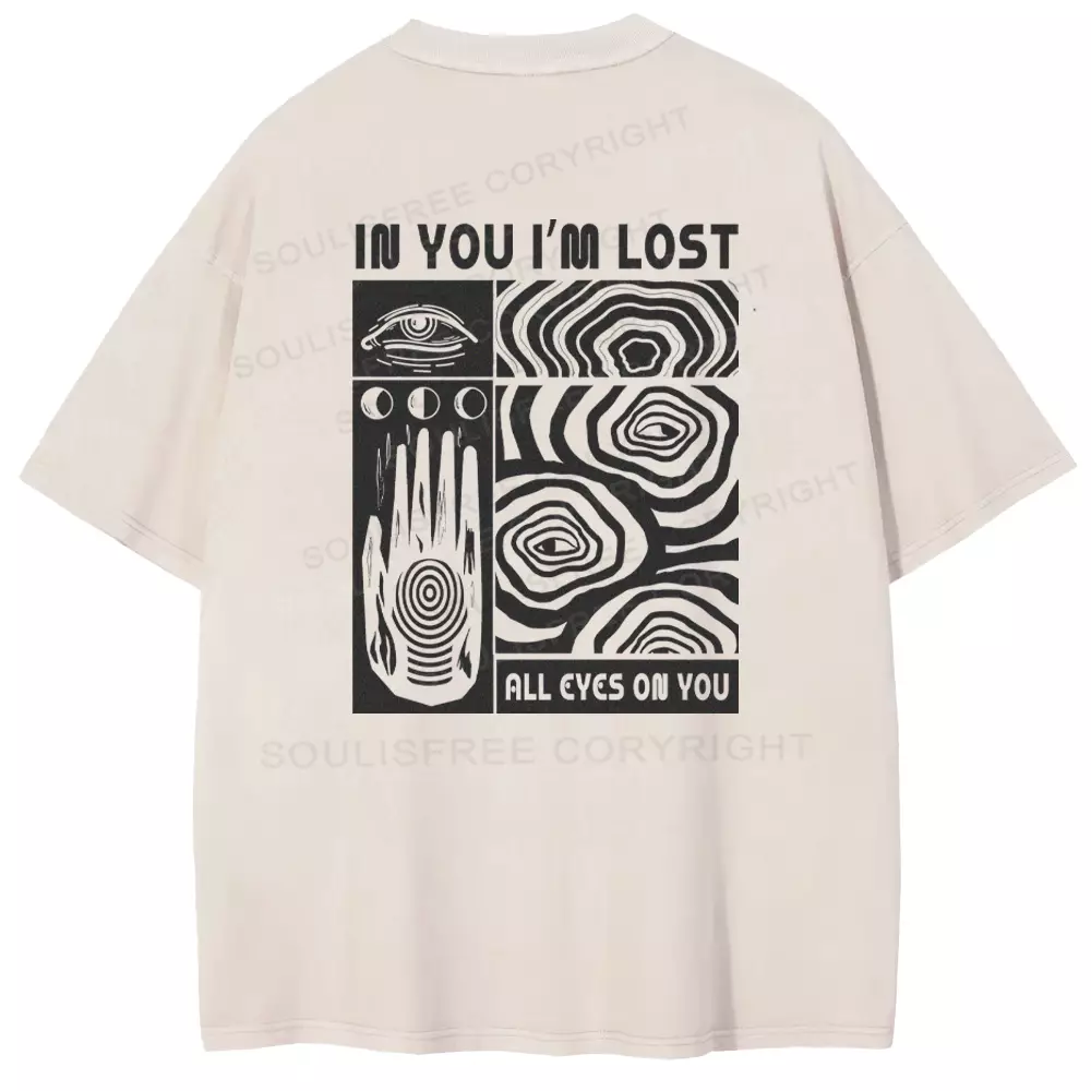 IN YOU I'M LOST Washed T-shirt