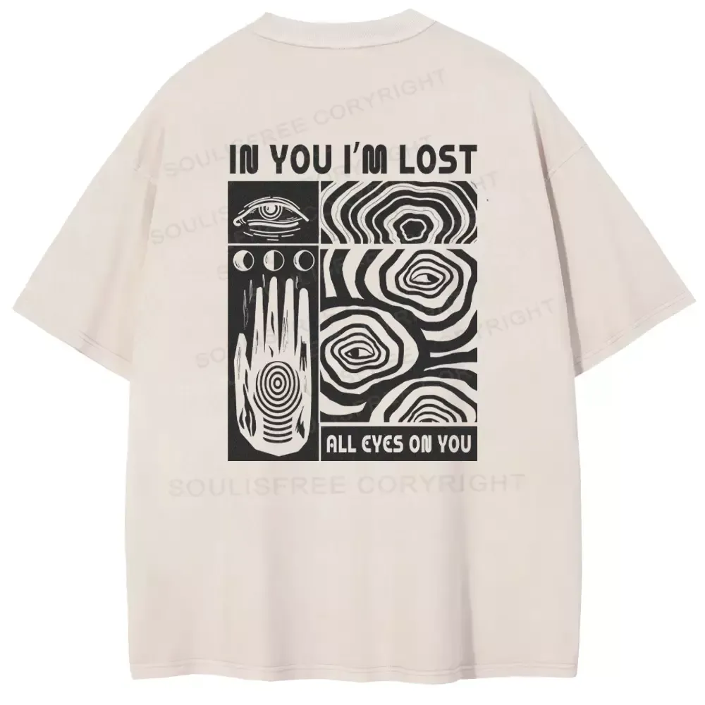 IN YOU I'M LOST Washed T-shirt