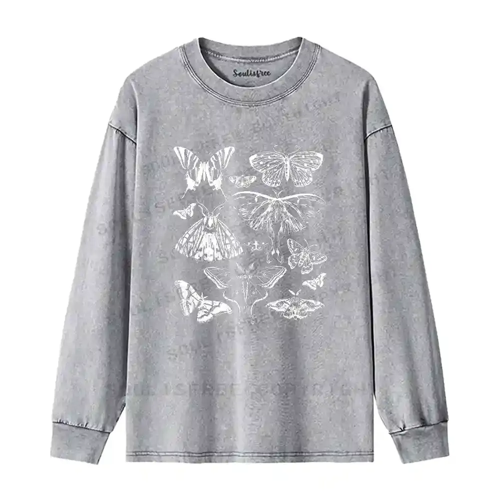 Wings of Change Washed Long Sleeve Shirt