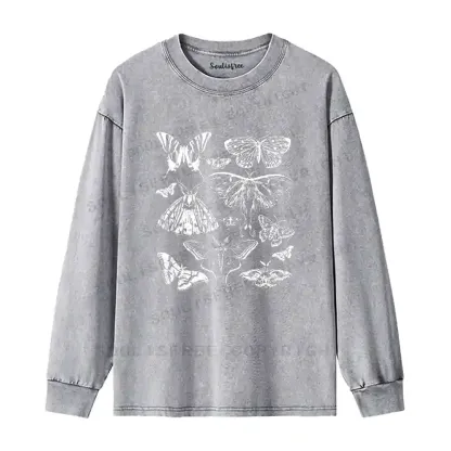 Wings of Change Washed Long Sleeve Shirt