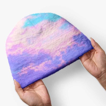 Soulisfree Somewhere Above The Clouds Fuzzy Beanie