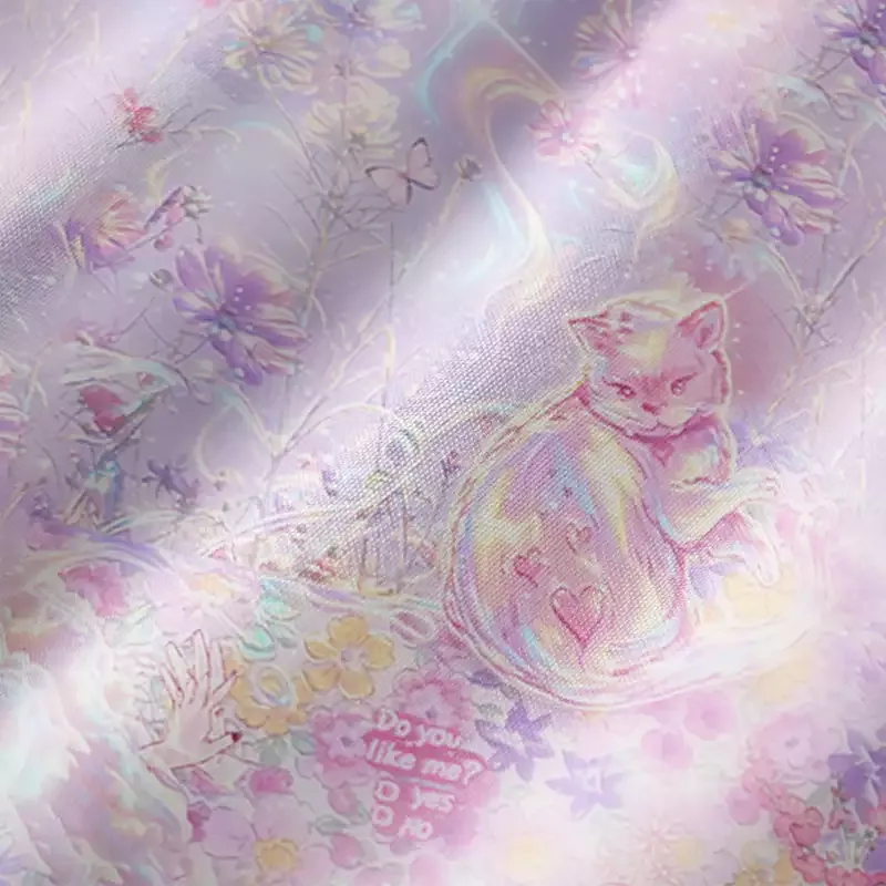 Soulisfree Iridescent Floral Fantasy Square Neck Maxi Dress