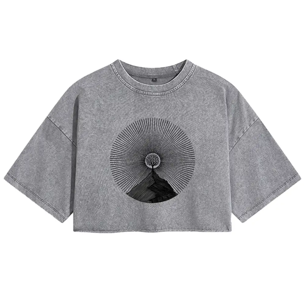 Your Mountain Washed Crop T-shirt