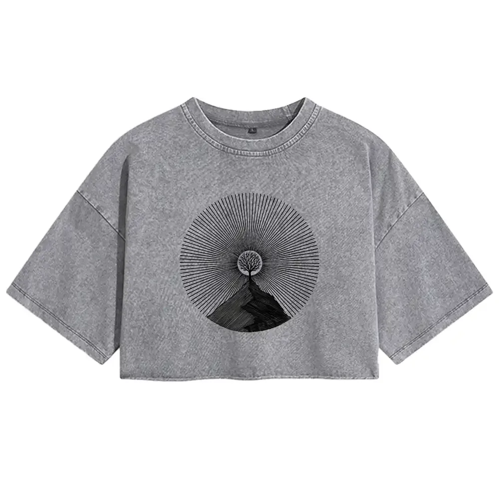 Your Mountain Washed Crop T-shirt