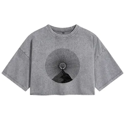 Your Mountain Washed Crop T-shirt