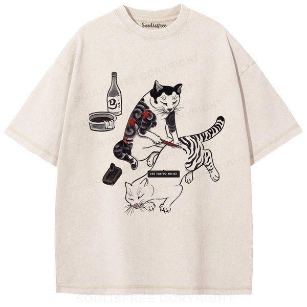 Designed Cat Tattoo soulisfree