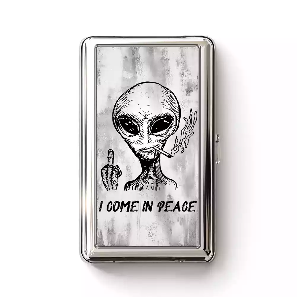 I Come In Peace Cigarette Case