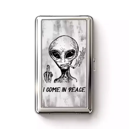 I Come In Peace Cigarette Case