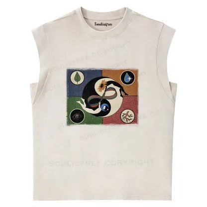 Day Or Night Washed Tank Tops