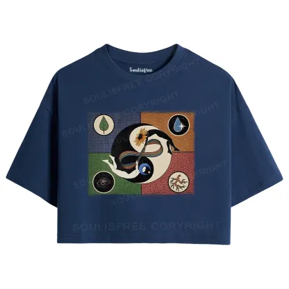 Day Or Night Crop Top