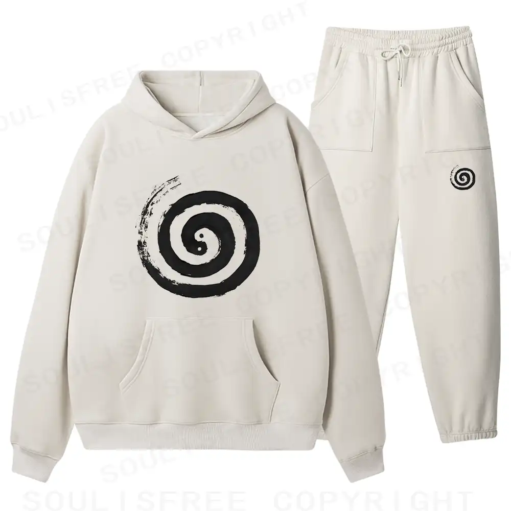 The Cycle Of LifeFleece Hoodie Set