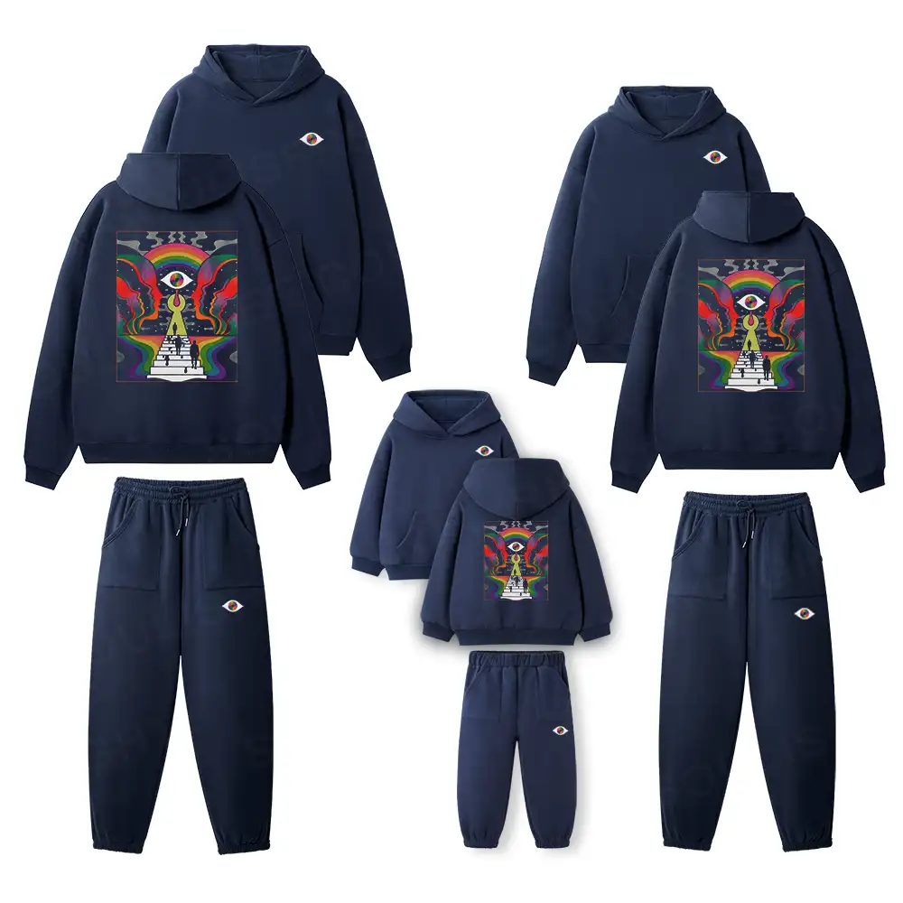 Step Into the Mind  Fleece Hoodie Set