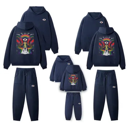 Step Into the Mind  Fleece Hoodie Set