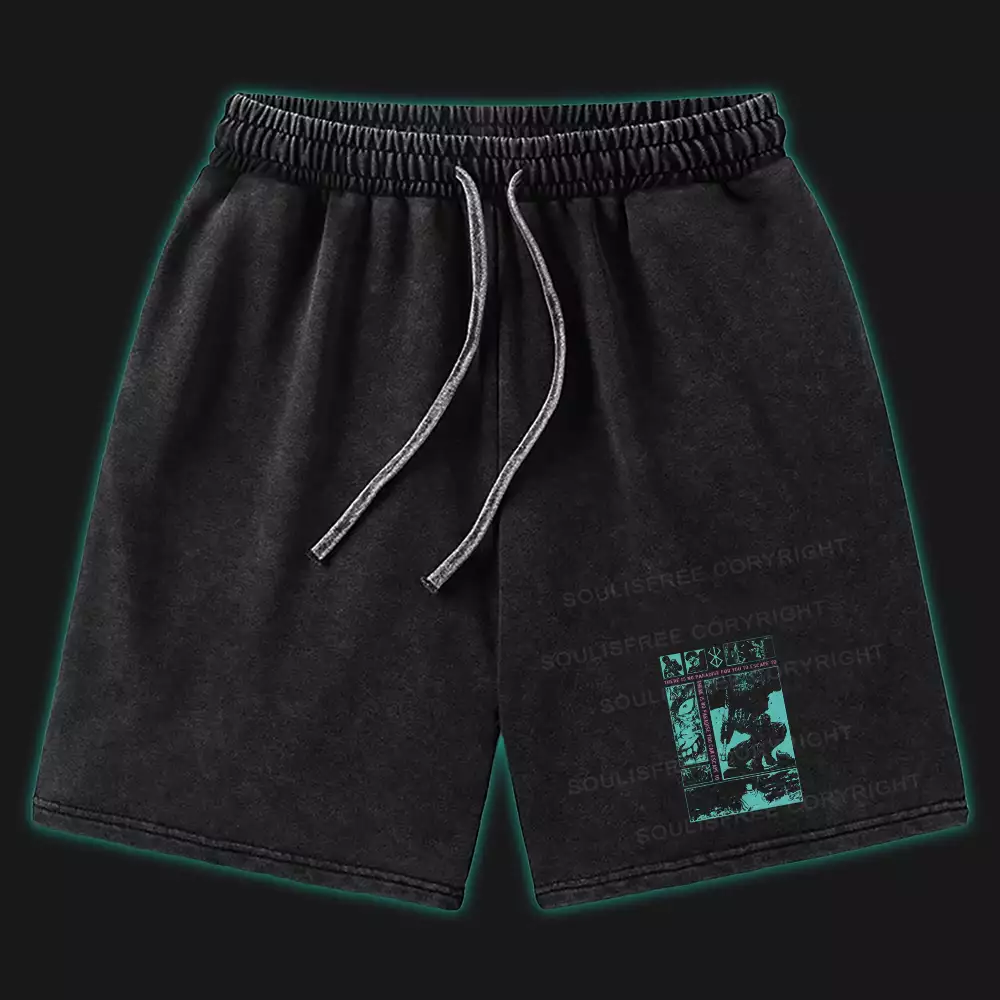Inevitable Conflict Washed Shorts