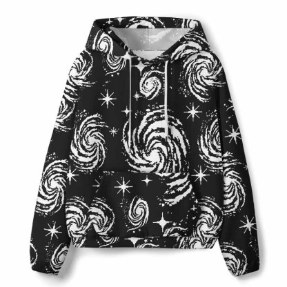 Soulisfree Galactic Swirl: A Cosmic Journey All-Over Print Hoodie