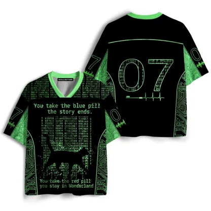 Soulisfree RED PILL OR BLUE PILL  Mesh Jersey
