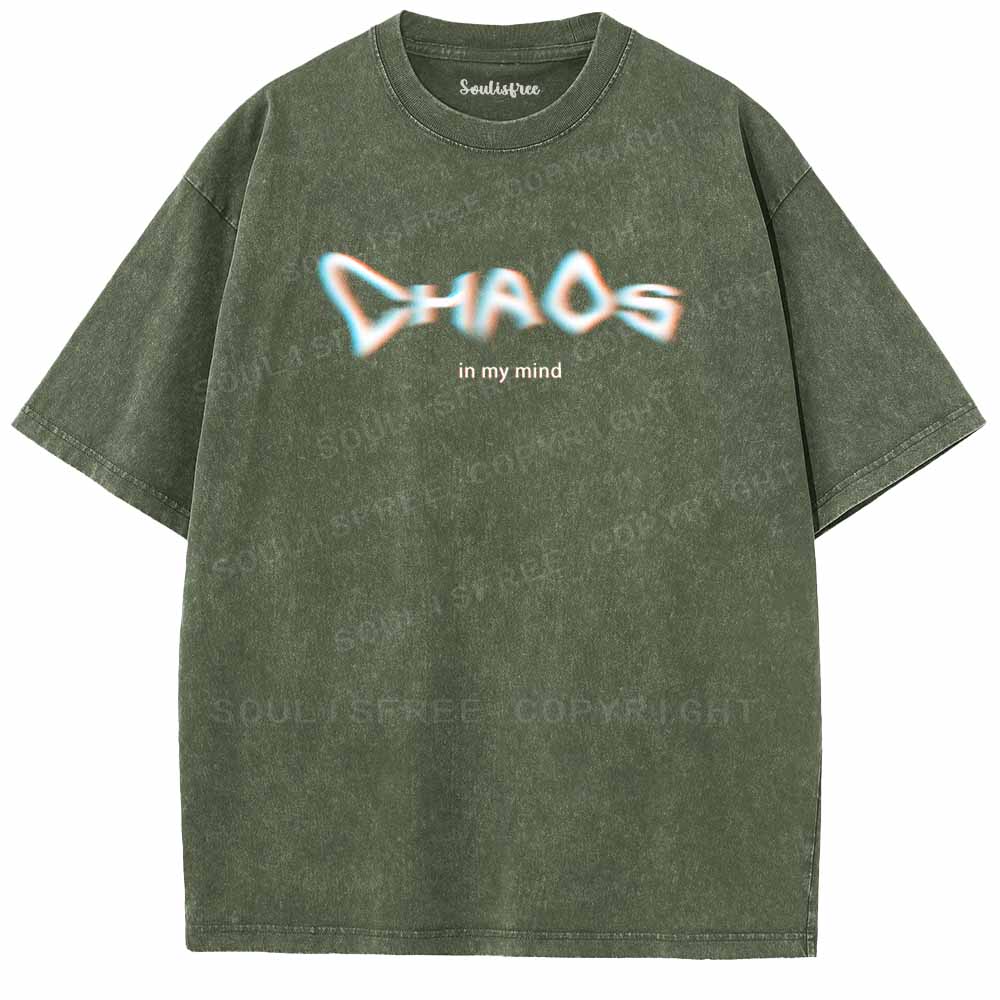 Soulisfree Chaos In My Mind Washed Tee