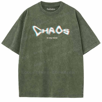 Soulisfree Chaos In My Mind Washed Tee