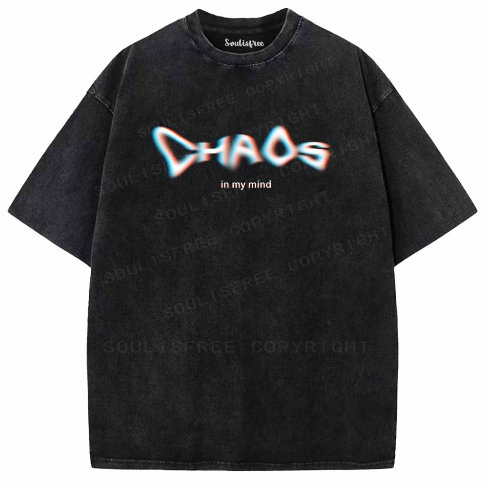 Soulisfree Chaos In My Mind Washed Tee