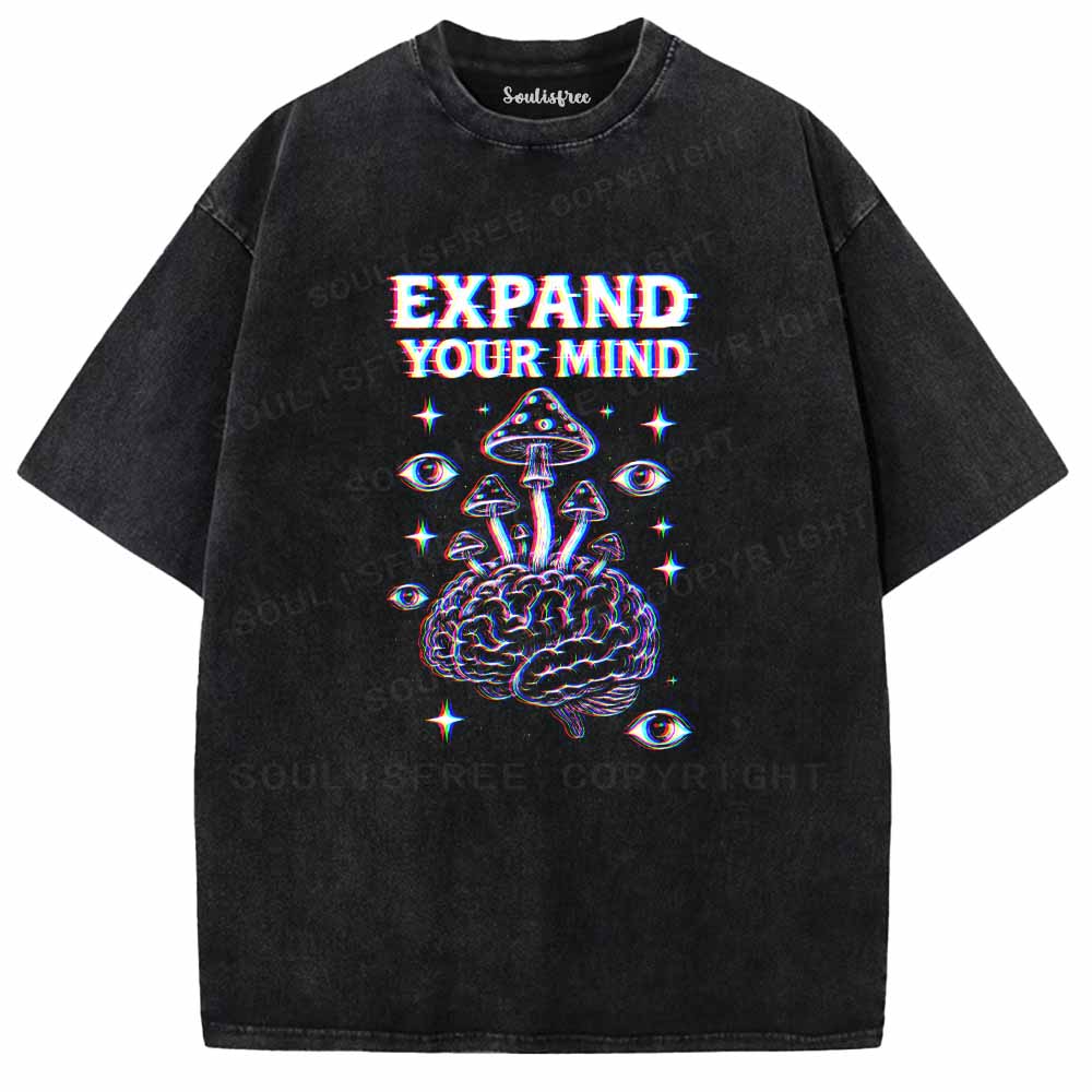 Soulisfree EXPAND YOUR MIND Washed Tee