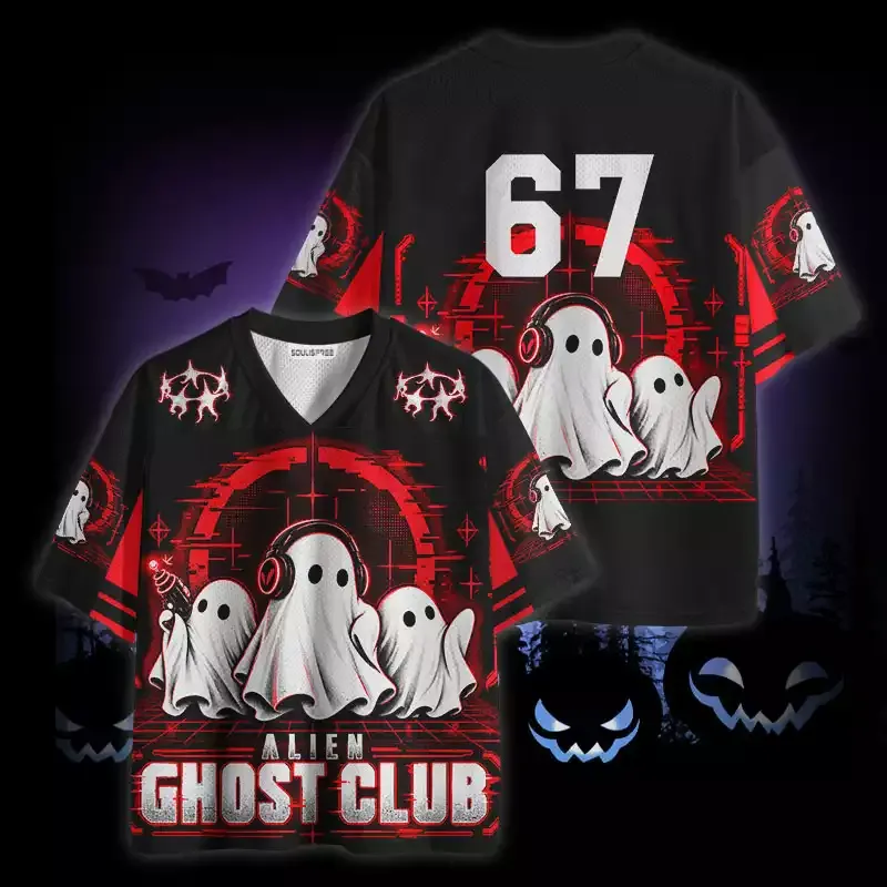 Soulisfree Alien Ghost Club Mesh Jersey
