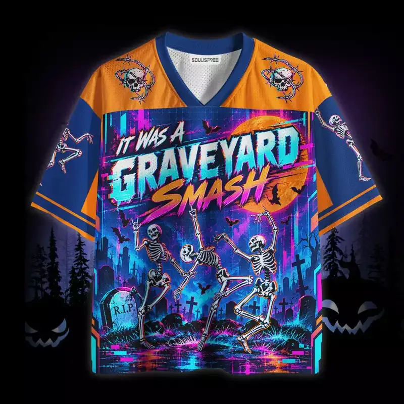 Soulisfree It Was a Graveyard Smash Mesh Jersey