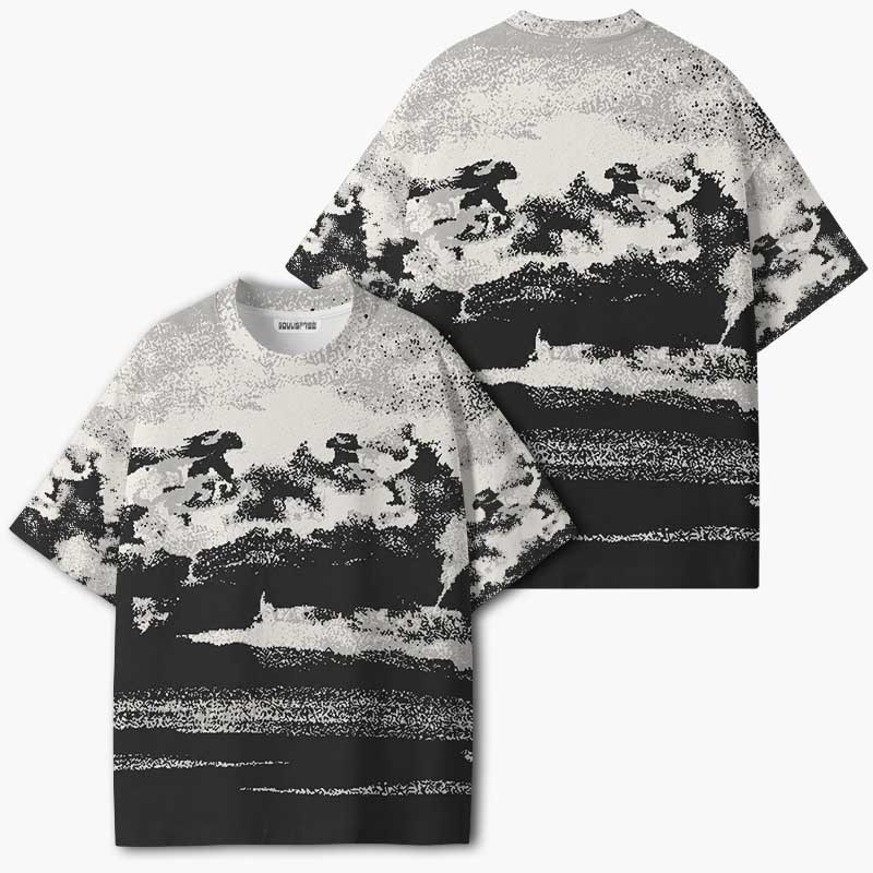 Soulisfree The Shape Of Silence ECO‑PERF Graphic Tee